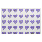 Lila Nagellack-Liebe Stoff (Fat Quarter (45,7 x 55,9 cm))
