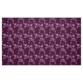 lila nahtloses mit Blumenmuster Stoff (Fat Quarter (45,7 x 55,9 cm))