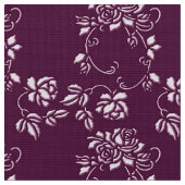 lila nahtloses mit Blumenmuster Stoff (Nahaufnahme)
