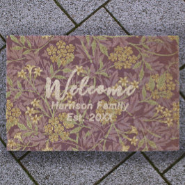 Lila Name der Blumenfamilie etablierter Willkommen