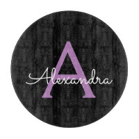 Lila Name der Girl-Monogram-Datei