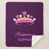 Lila Name der Prinzessin Sherpadecke (Vorderseite)