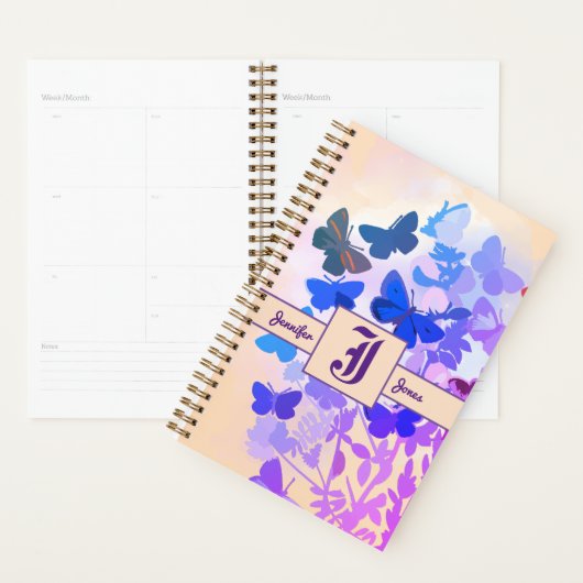 lila Name des Märchenschmetterlings Planer (Anzeige)