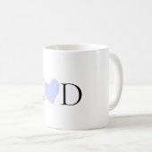 Lila Name des Pastells Kaffeetasse (VorderseiteRechts)