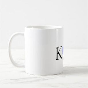 Lila Name des Pastells Kaffeetasse