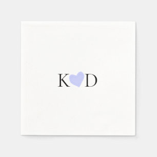 Lila Name des Pastells Serviette