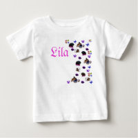 "Lila", Name mit Meerschweinchen und Stiefmütterch