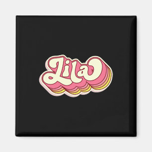Lila Name Personalisiert Vorname Nachname Magnet