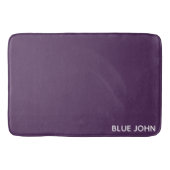 Lila Name von Blue John Badematte (Vorderseite)