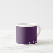 Lila Name von Blue John Espressotasse (Vorderseite Rechts)