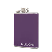 Lila Name von Blue John Flachmann (Links)