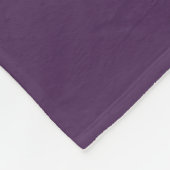 Lila Name von Blue John Fleecedecke (Ecke)