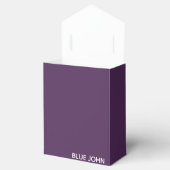Lila Name von Blue John Geschenkschachtel (Geöffnet)