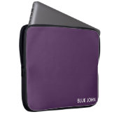Lila Name von Blue John Laptopschutzhülle (Vorne Rechts)