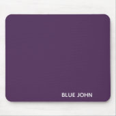 Lila Name von Blue John Mousepad (Vorne)