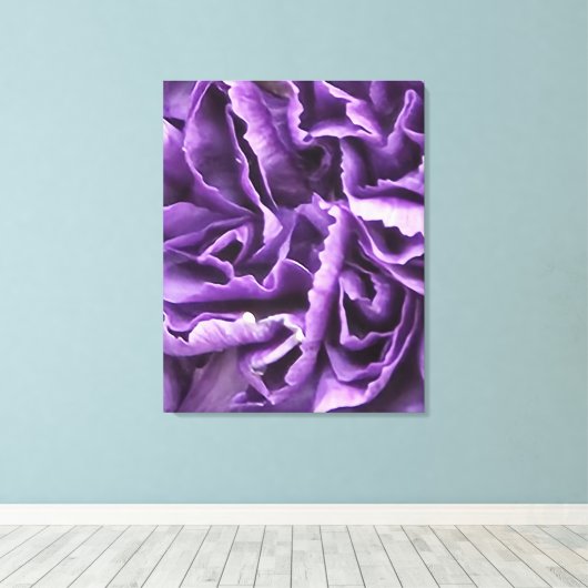Lila Narbe Leinwanddruck (Insitu (Holzboden))