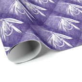 "Lila Nassfliege" Geschenkpapier (Rolleneckpunkt)