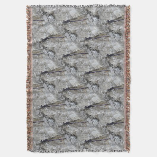 Lila Naturmuster Decke (Vorderseite Vertikal)