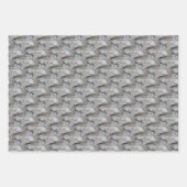 Lila Naturmuster Geschenkpapier Set (Vorderseite 2)