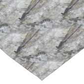 Lila Naturmuster Kurzer Tischläufer (Ecke)