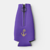 Lila Nautikflasche Cooler Flaschenkühler (Rückseite)