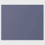 Lila Navy Solid schlicht Geschenkpapier (Flach)