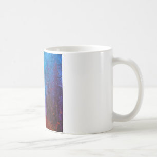 Lila Nebel aus gestrichenem Wald Kaffeetasse