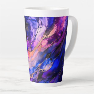 Lila Nebel im Weltraum Milchtasse