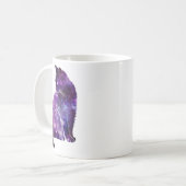 Lila Nebel Kaffeetasse (Vorderseite Links)