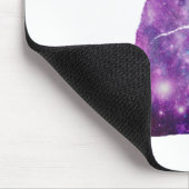 Lila Nebel Mousepad (Ecke)