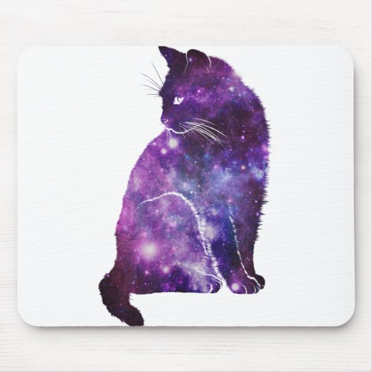 Lila Nebel Mousepad (Vorne)