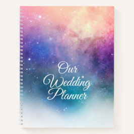 Lila Nebel Notizblock