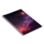 Lila Nebel Notizblock (Rechte Seite)