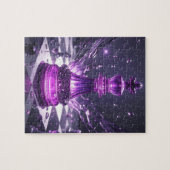 Lila Nebel Schach Puzzle (Horizontal)