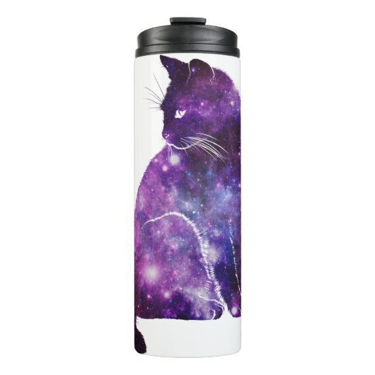 Lila Nebel Thermosbecher (Vorderseite)