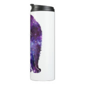 Lila Nebel Thermosbecher (Nach rechts gedreht)