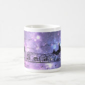 Lila Nebelfleck-Comic-Art-Chicago-Tasse Tasse (Mittel)