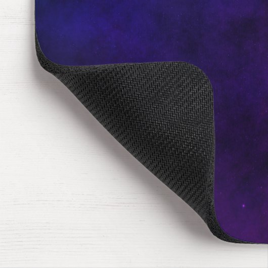 Lila Nebelfleck Mousepad (Ecke)
