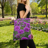 Lila Nelken-Tragetasche Tasche