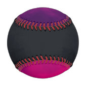 Lila Neon-Baseball Baseball (Rückseite)