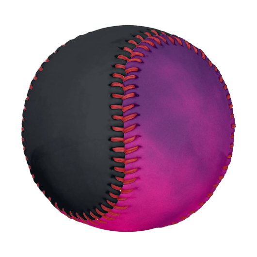 Lila Neon-Baseball Baseball (Schrägansicht)