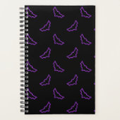 Lila Neon Bats Planer (Vorderseite)