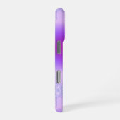 Lila Neon iPhone-Fall Personalisiert Ihren Namen iPhone Hülle (Rechte Seite)