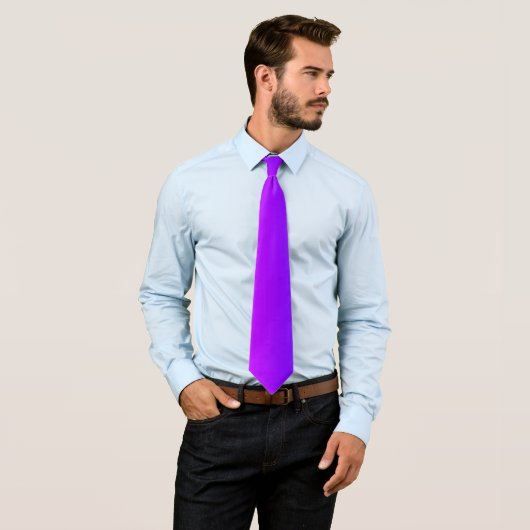 Lila Neon Neck Tie Krawatte (Beispiel)