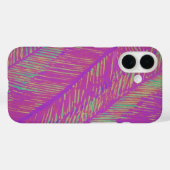Lila Neon Palms Case-Mate iPhone Hülle (Rückseite (Horizontal))