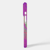 Lila Neon Palms Case-Mate iPhone Hülle (Rückseite / Links)