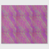 Lila Neon Palms Geschenkpapier (Flach)