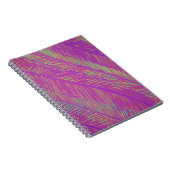 Lila Neon Palms Notizblock (Rechte Seite)