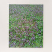 Lila Nettelpuzzle Puzzle (Vertikal)