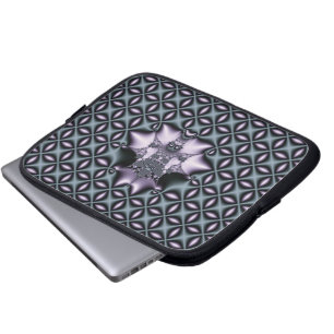 Lila Netz Laptopschutzhülle